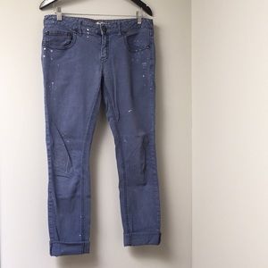 Free People Paint Splatter Jeans